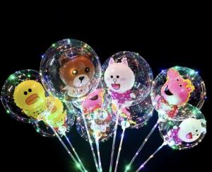 ışıklı balon folyo figürlü